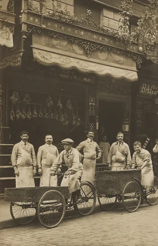 Boucherie Ernest Dufour by Unidentified Photographer, photograph, 1912