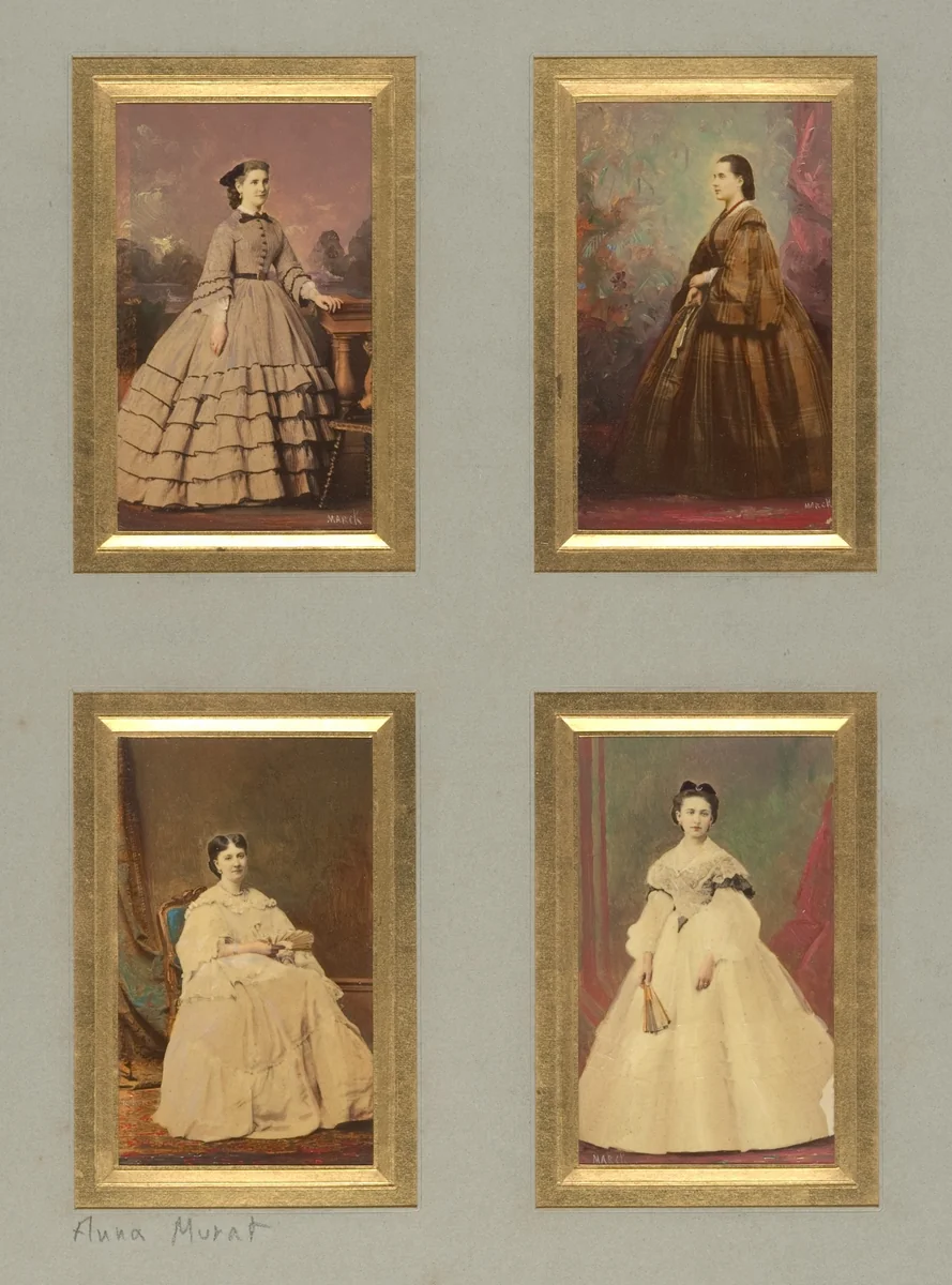 [Anna Murat and Unknown Sitters] by Pierre-Louis Pierson, photograph, 1855-1865