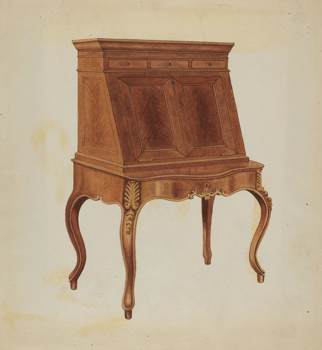 Desk by Rex F. Bush, index of american design, 1936