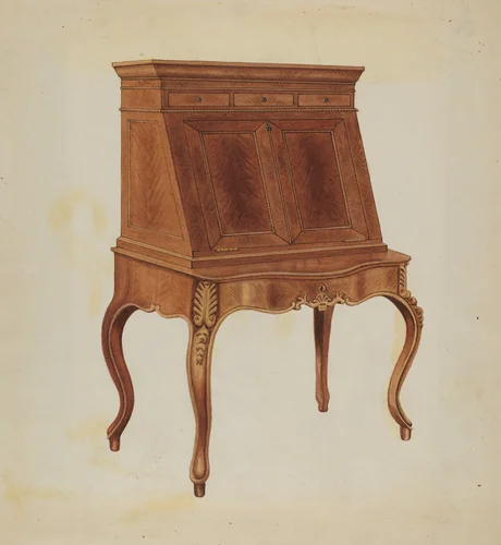 Desk by Rex F. Bush, index of american design, 1936