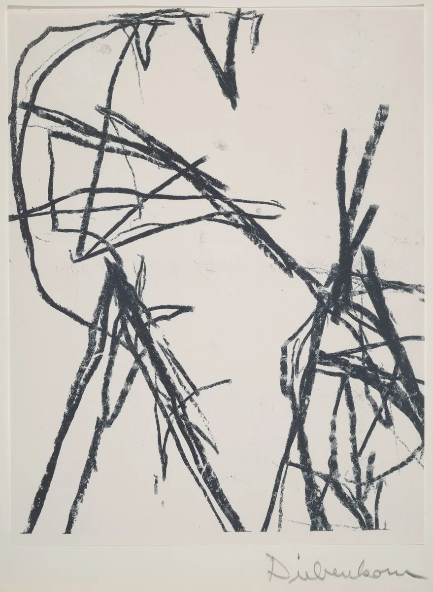 Untitled (Abstraction) by Richard Diebenkorn, portfolio, 1948