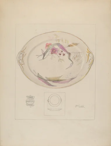 Platter by Joseph Sudek, index of american design, 1937