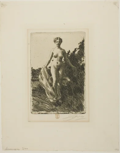 Summer by Anders Zorn, print, 1907