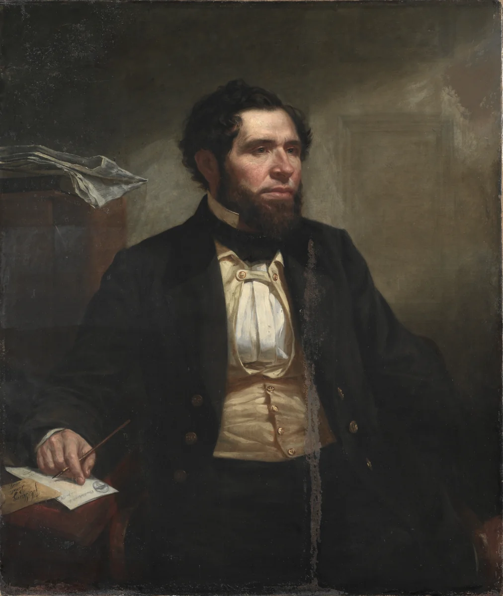 Frederic W. Lincoln, Jr. by James Harvey Young, painting, 1889
