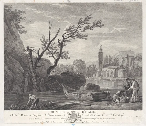 Third View of Italy by Joseph Vernet, print, 1745-1800