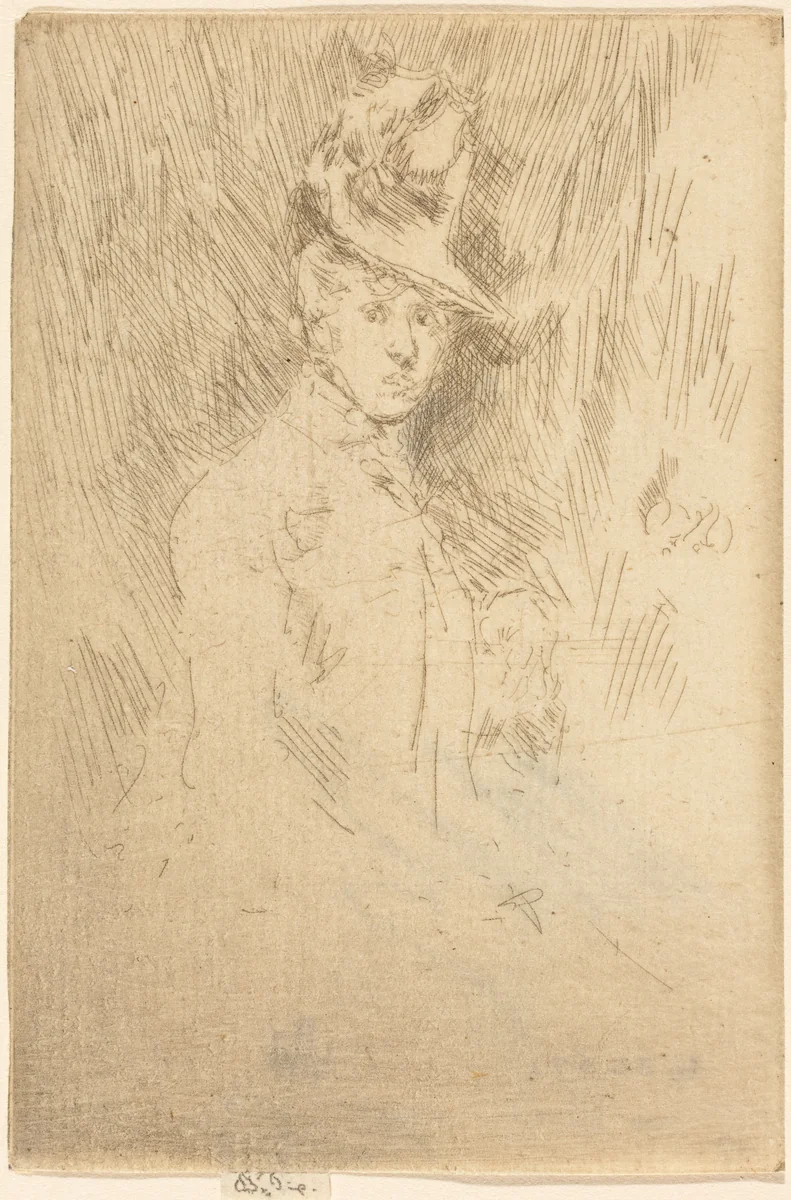 The Little Hat by James McNeill Whistler, print, 1834-1903