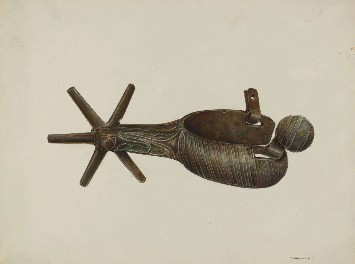 Spur by Gerald Transpota, index of american design, 1938