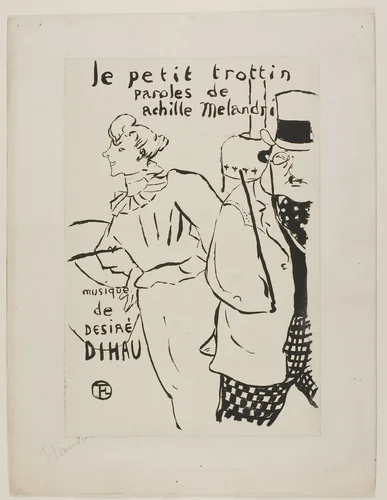 The Little Errand Girl by Henri de Toulouse-Lautrec, print, 1893