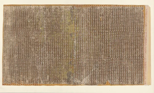 Blad met ruitenpatroon (één van acht identieke bladen) by anonymous, other, 1850-1950