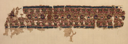Fragment of a Tiraz-Style Textile by Unknown, textile, 1081-1101