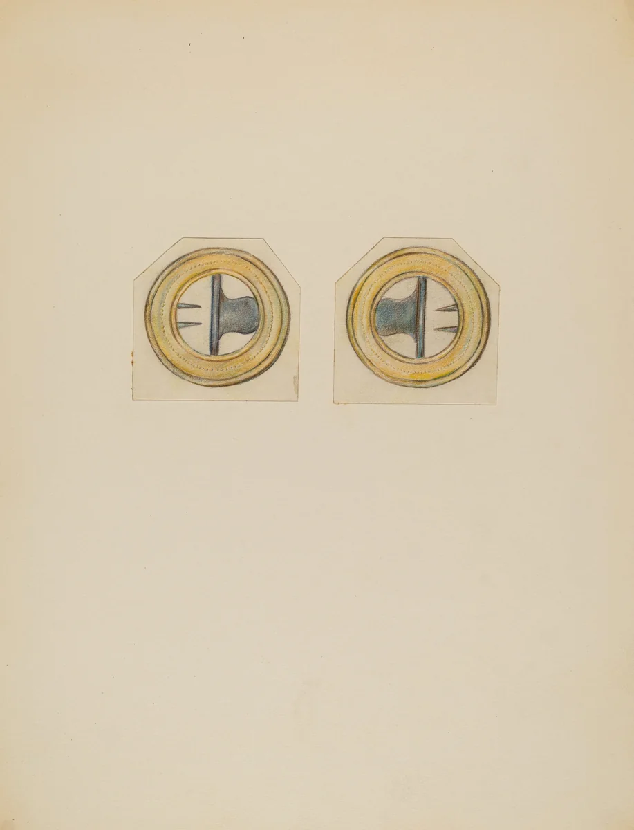 Lady's Buckles by Charles Criswell, index of american design, 1936