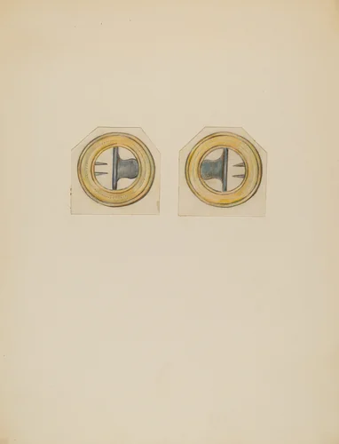 Lady's Buckles by Charles Criswell, index of american design, 1936