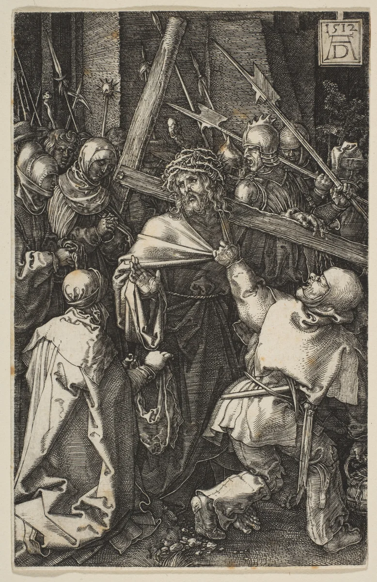 Christ Carrying the Cross, from "The Passion" by Albrecht Dürer, print, 1512