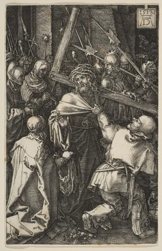 Christ Carrying the Cross, from "The Passion" by Albrecht Dürer, print, 1512