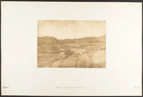 Vue prise à la première Cataracte (Rive droite) by Maxime Du Camp, photograph, 1850