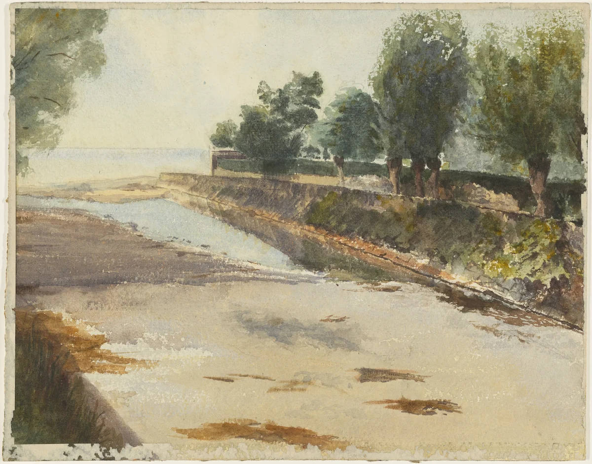 Vevey by Emily Sargent, drawing, 1884