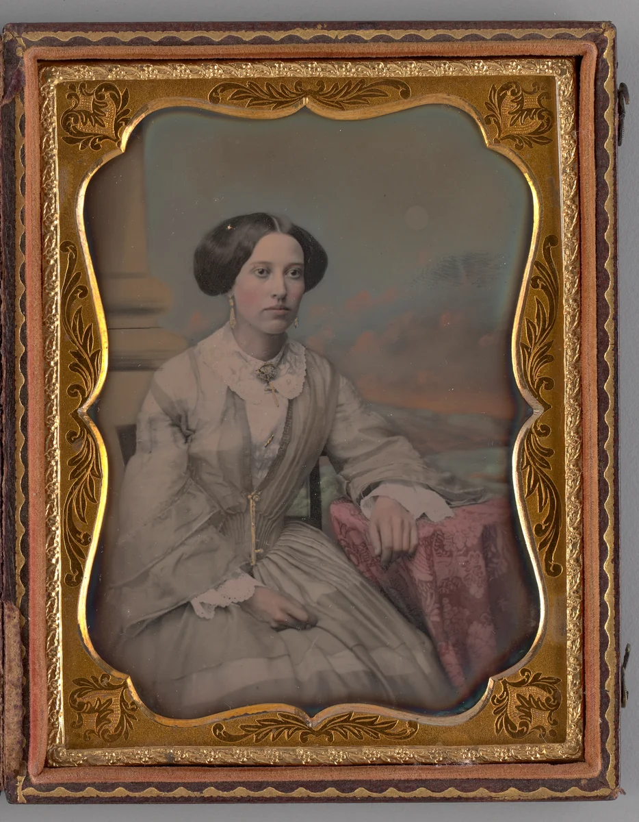 Untitled (Portrait of Seated Woman) by Albert Sands Southworth and Josiah Johnson Hawes, other, 1858