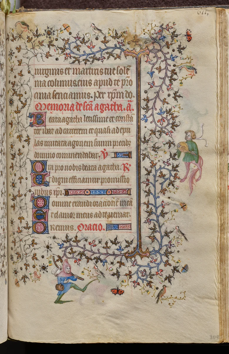Hours of Charles the Noble, King of Navarre (1361-1425): fol. 300r, Text by Master of the Brussels Initials and Associates, book, 1400-1410