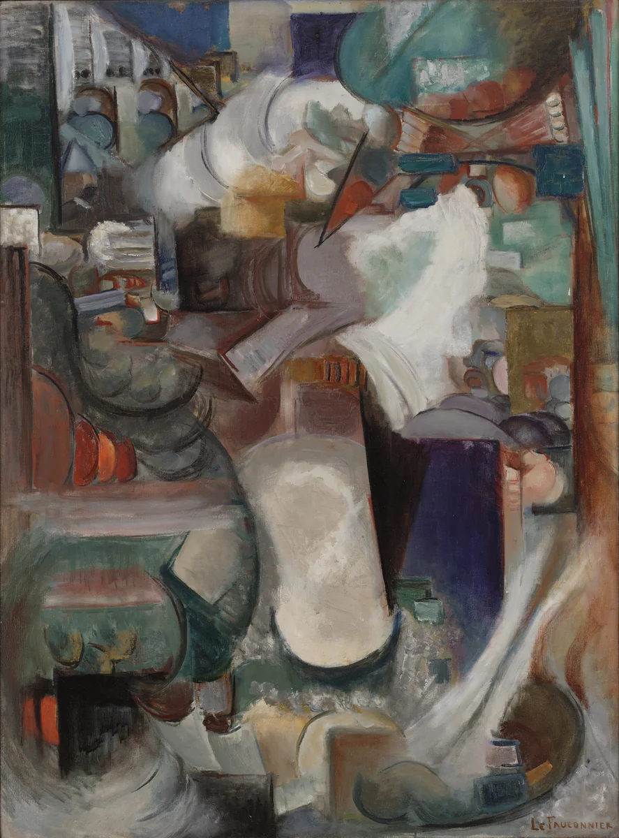 The Huntsman by Henri Le Fauconnier, painting, 1912