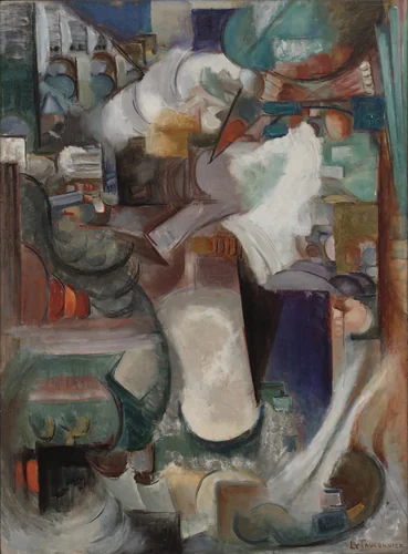 The Huntsman by Henri Le Fauconnier, painting, 1912