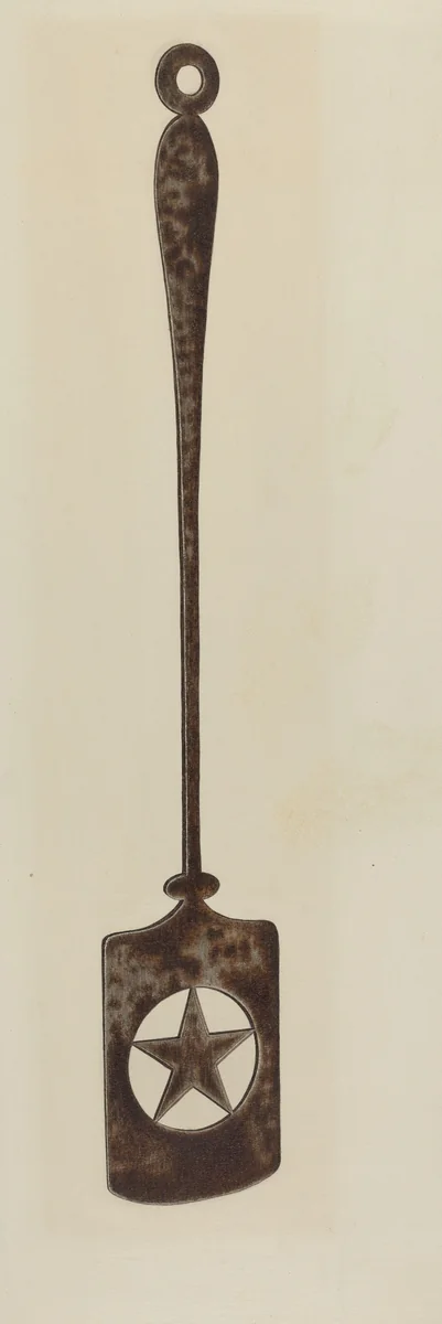 Steel Spatula by American 20th Century, index of american design, 1940
