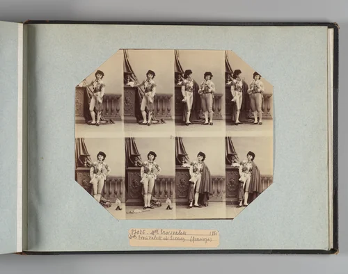 Mlle Troisvalets; Mlle Troisvalets et Simon by André Adolphe-Eugène Disdéri, photograph, 1861