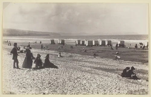 Pensarn Beach by Francis Bedford, photograph, 1860-1894