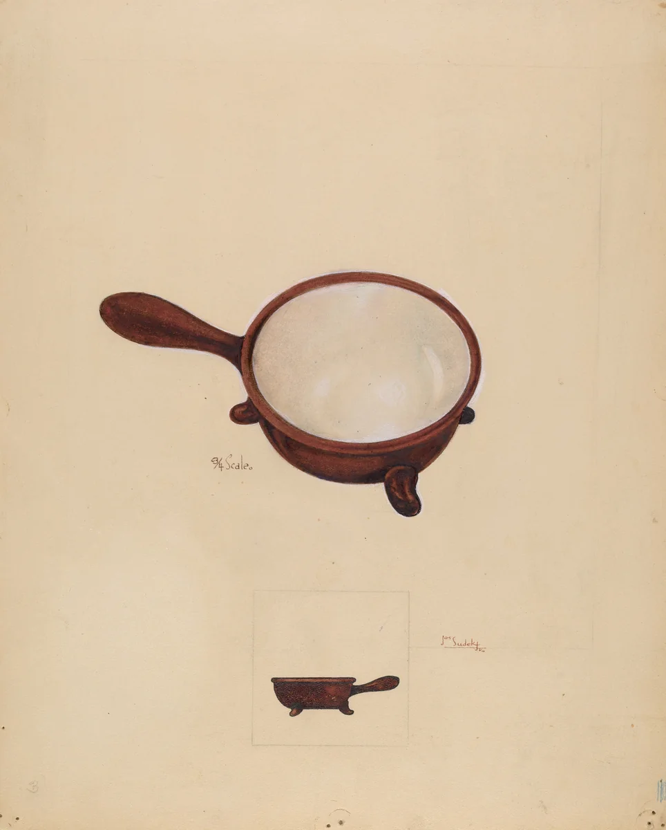 Server Dish by Joseph Sudek, index of american design, 1936