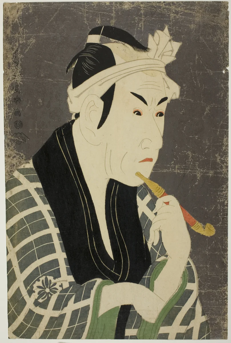 The actor Matsumoto Koshiro IV as Gorobei by Toshusai Sharaku (東洲斎 写楽), print, 1789-1799