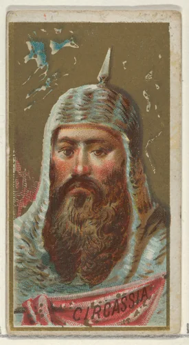 Circassia, from the Types of All Nations series (N24) for Allen & Ginter Cigarettes by Allen & Ginter, print, 1889