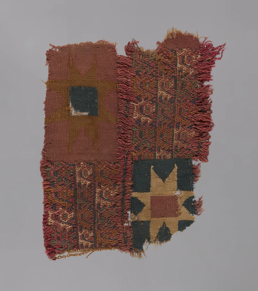 Fragment by Chuquibamba, textile, 1476-1532
