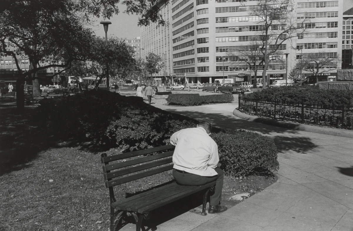 Washington, DC #12 by Anthony Hernandez, photograph, 1976