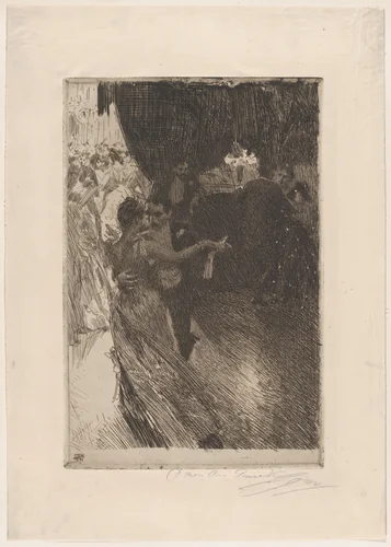 The Waltz by Anders Zorn, print, 1891
