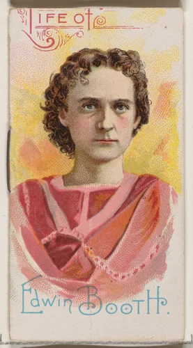 Life of Edwin Booth, from the Histories of Poor Boys and Famous People series of booklets (N79) for Duke brand cigarettes by W. Duke, Sons & Co., print, 1888