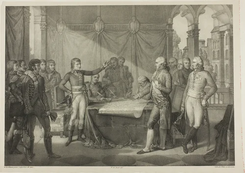Treaty of Léoben by Nicolas Henri Jacob, print, 1817-1827