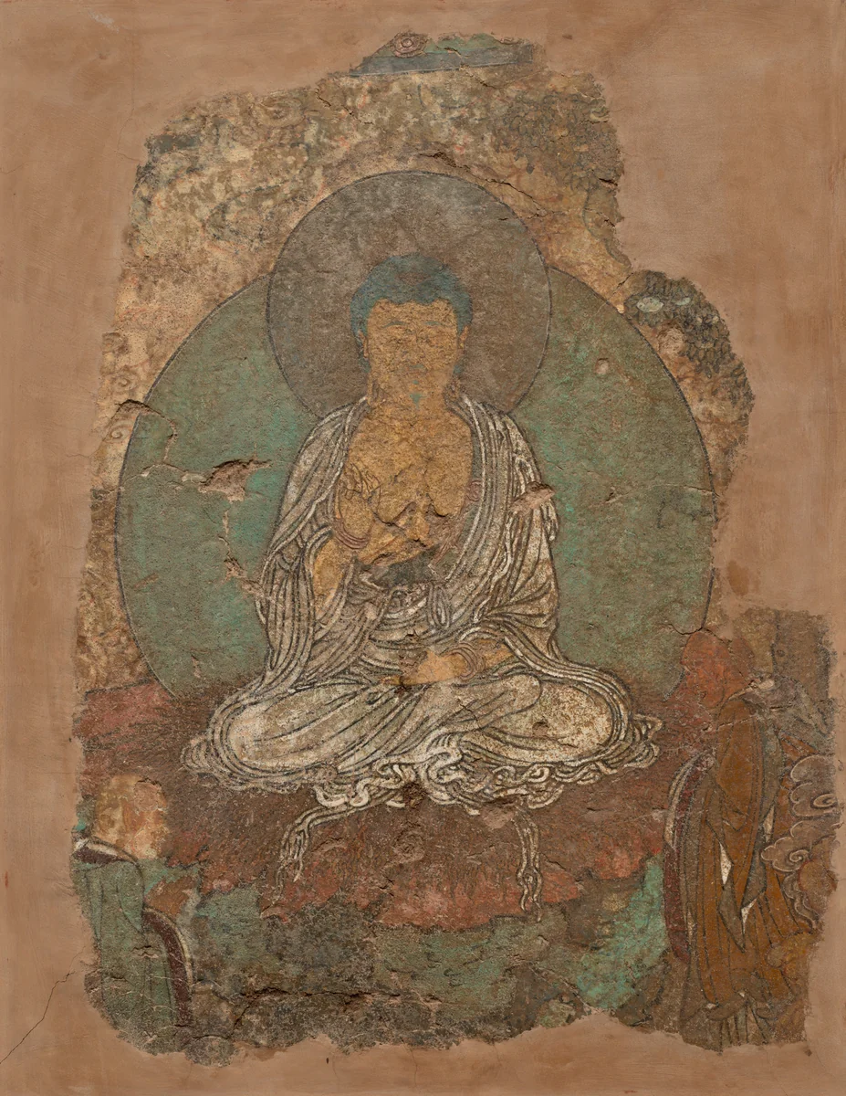 Buddha in the Preaching Attitude by Unknown, painting, 618-1279