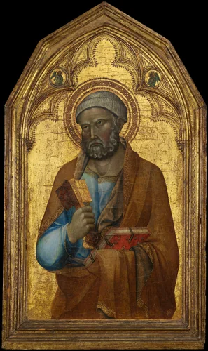 Saint Peter by Lippo Memmi, painting, 1336-1370