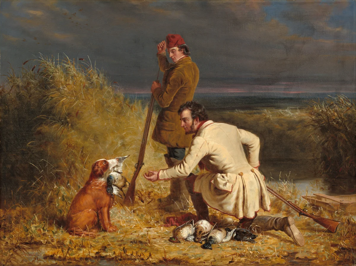 The Retrieve by William Tylee Ranney, painting, 1850
