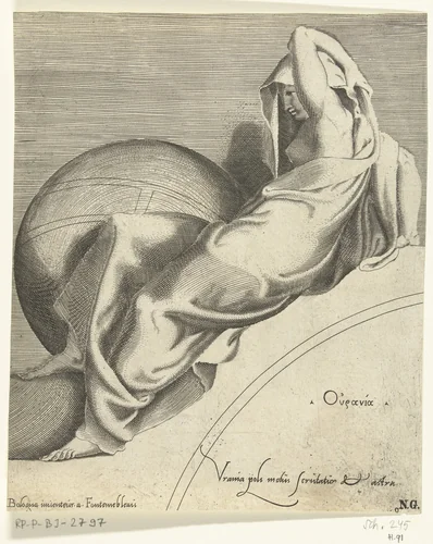 Urania by Unknown, print, 1540-1555