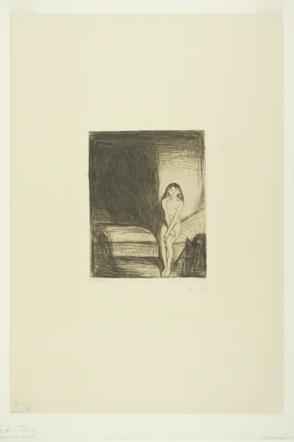 Puberty by Edvard Munch, print, 1902