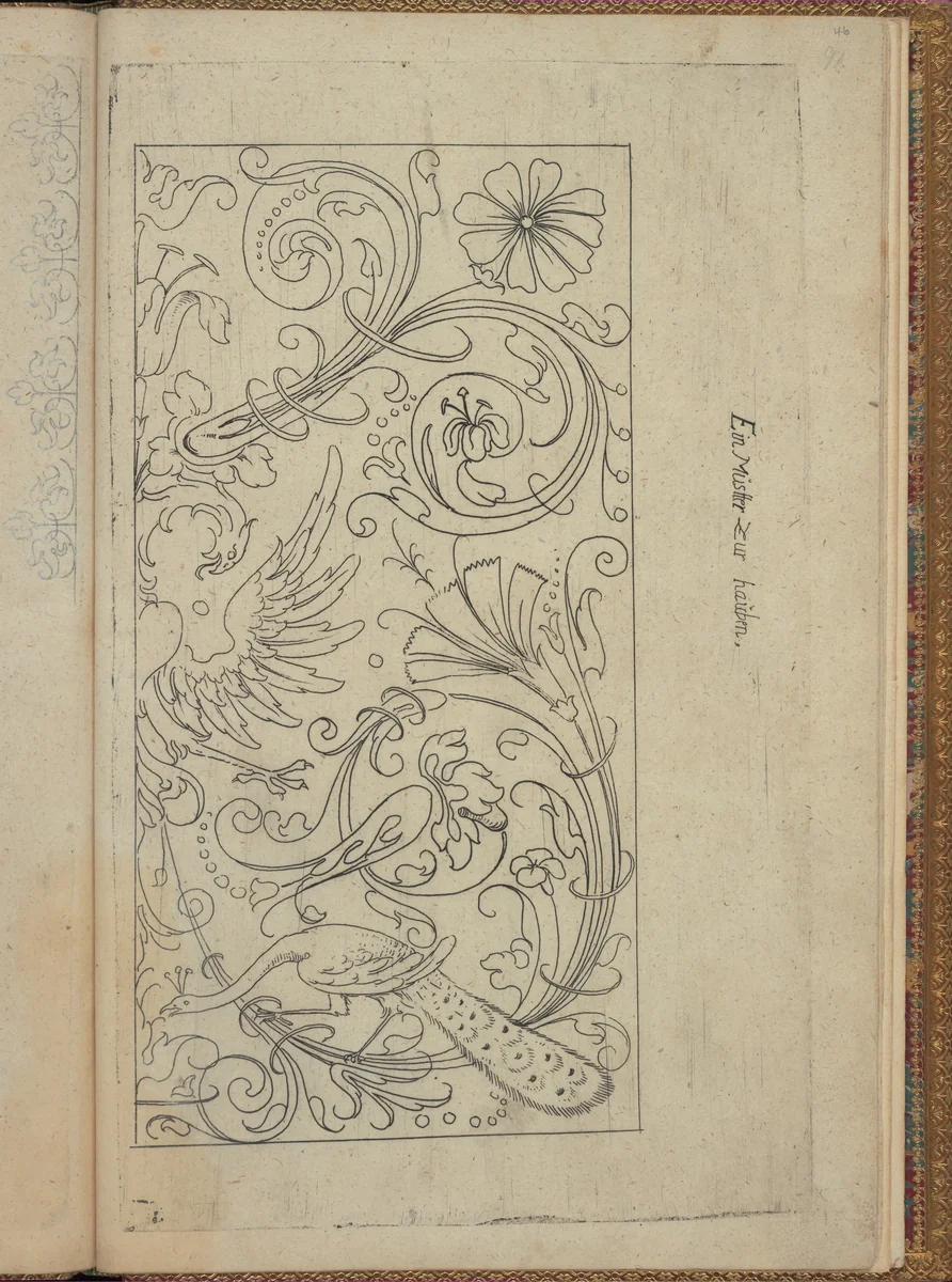 New Modelbüch (Page 46v) by Andreas Bretschneider, book, 1615