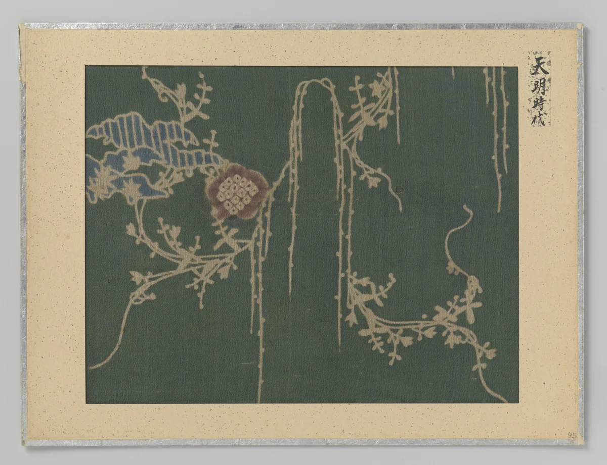 Textielfragment by anonymous, textile, 1781-1789