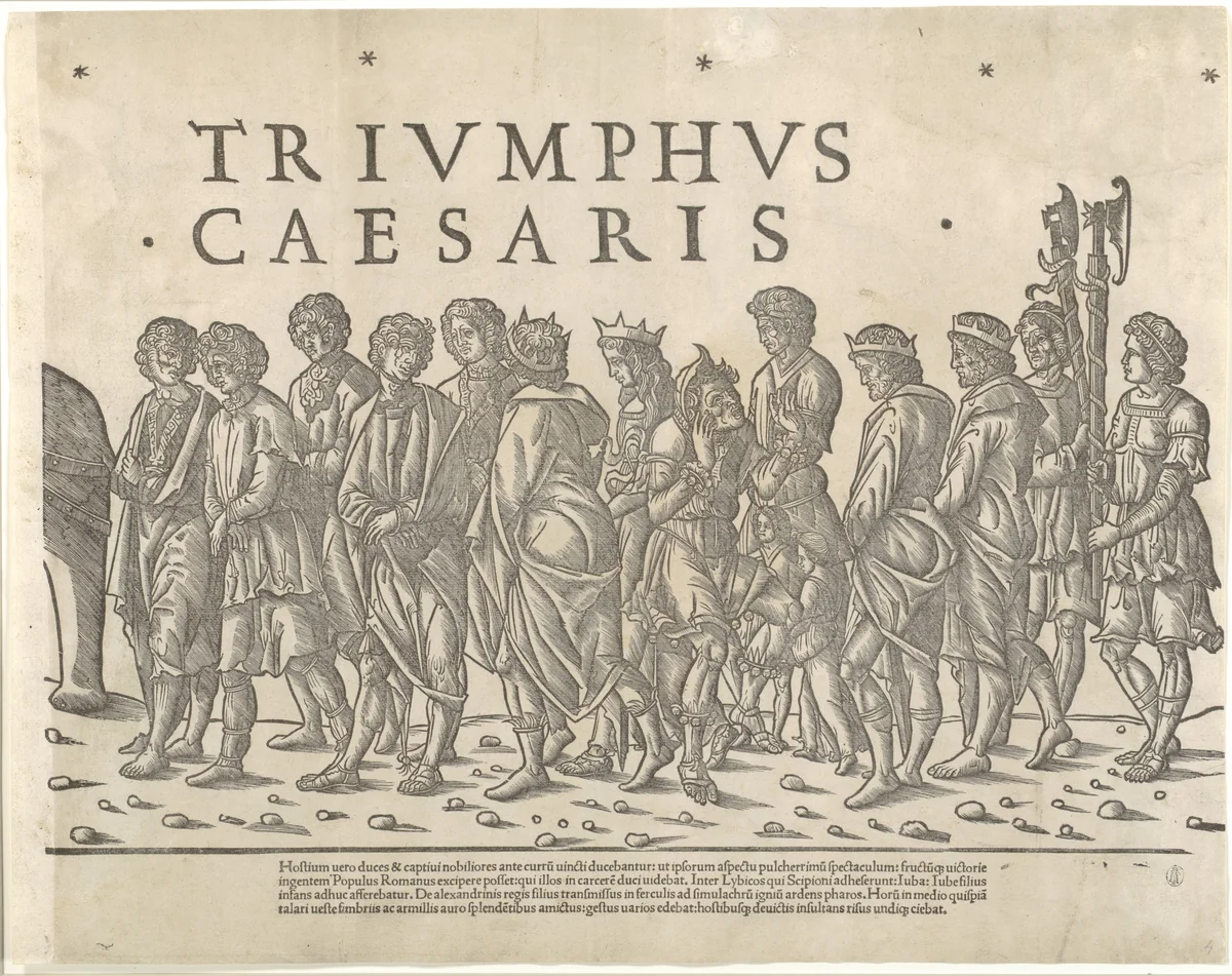 The Triumph of Caesar by Jacob, print, 1503-1530
