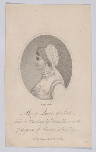 Mary, Queen of Scots by William Ridley, print, 1799