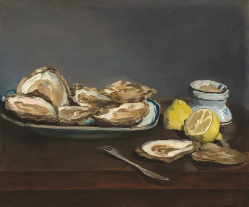 Oysters by Edouard Manet, painting, 1862