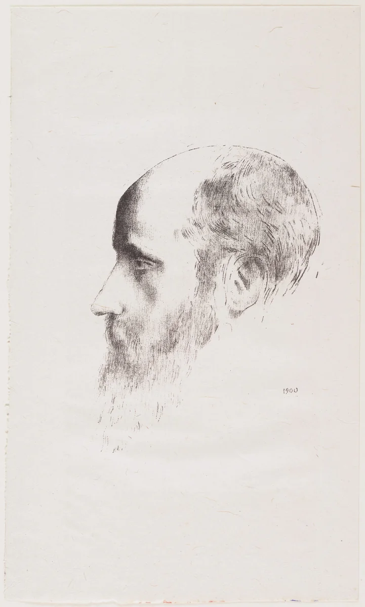 Edouard Vuillard by Odilon Redon, print, 1900