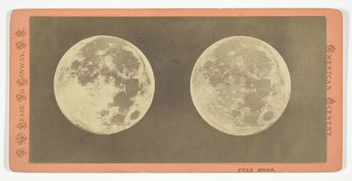 Full Moon by Nathan Pease, photograph, 1850-1874