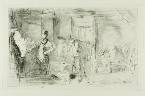 The Forge by James McNeill Whistler, print, 1861