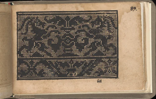 Schön newes Modelbuch (Page 89r) by Sigismundus Latomus, book, 1608