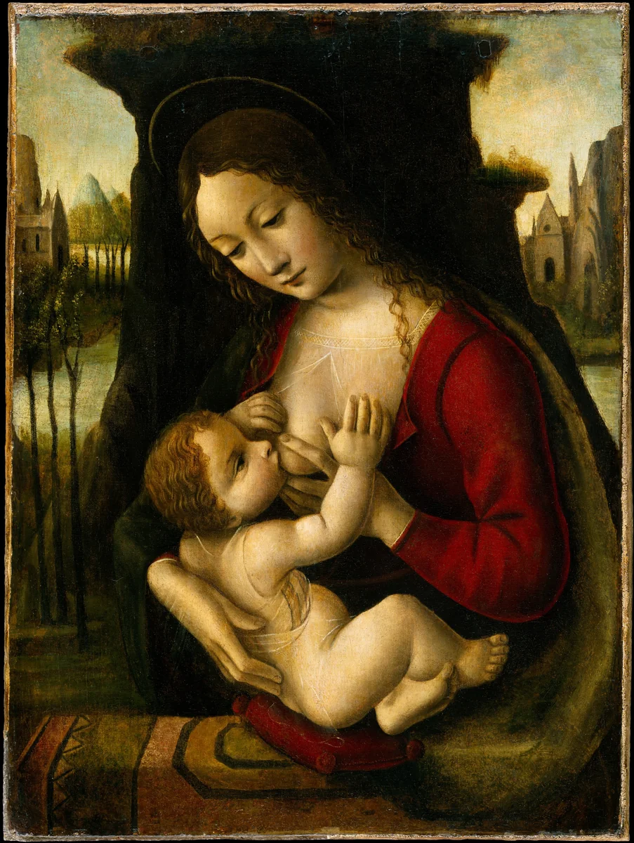 Madonna and Child by Bernardino dei Conti, painting, 1516-1522